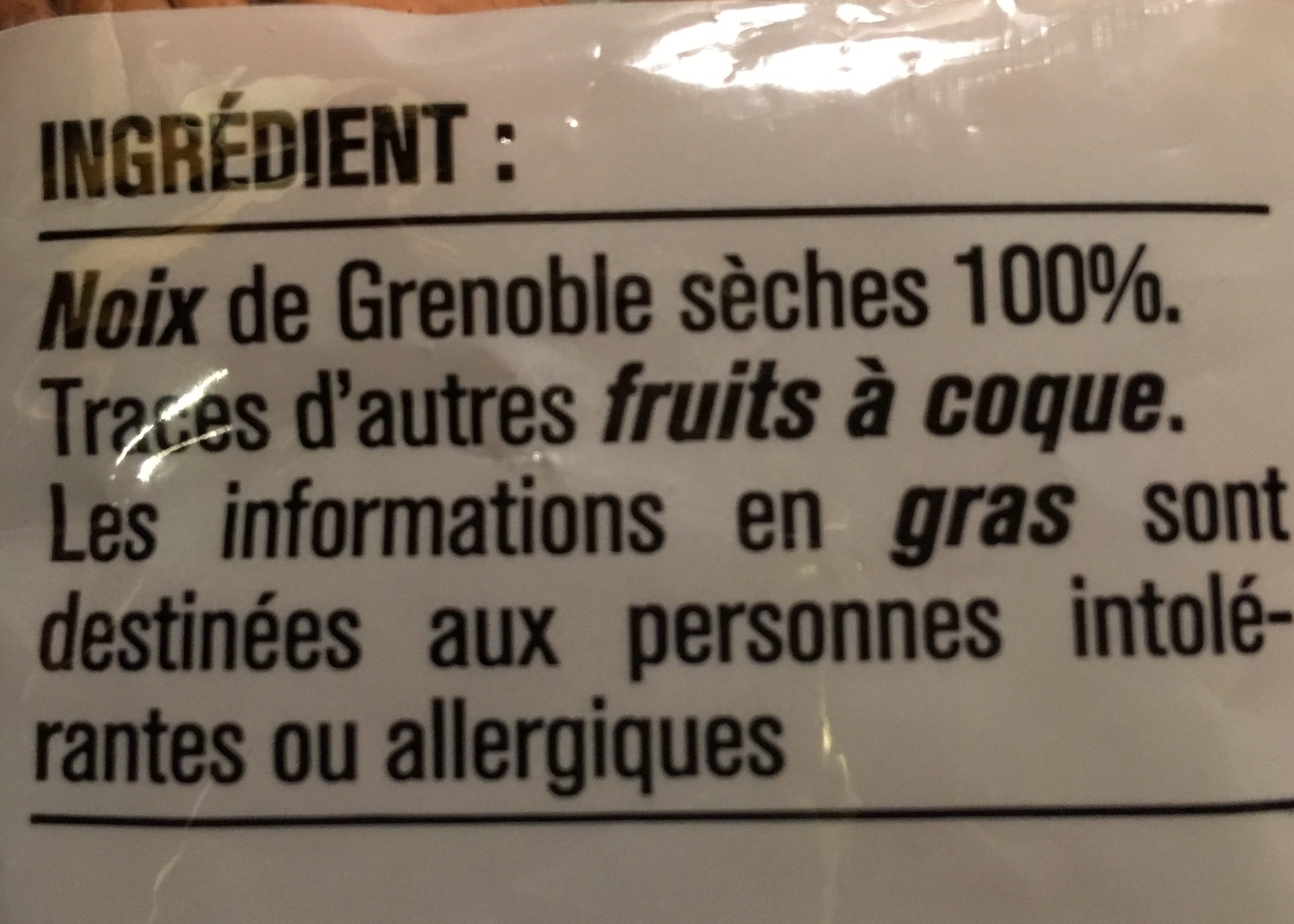 Noix du Périgord - Ingredients - fr