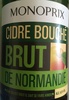 Cidre bouché brut de Normandie - Producte
