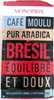Café moulu pur arabica Brésil - Product