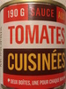 Sauce aux tomates cuisinées - Produit