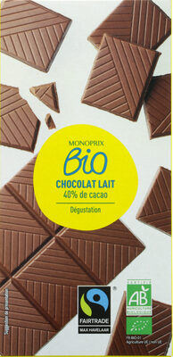 Chocolat Lait - Produit