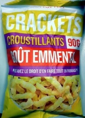 Crackets croustillants goût emmental - Producte - fr