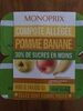 Compote Allégée Pomme Banane - Produit