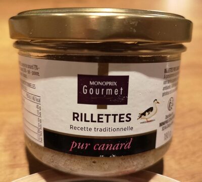 Rillettes pur canard - Product - fr