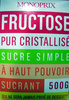 Fructose pur cristallisé Monoprix - Product