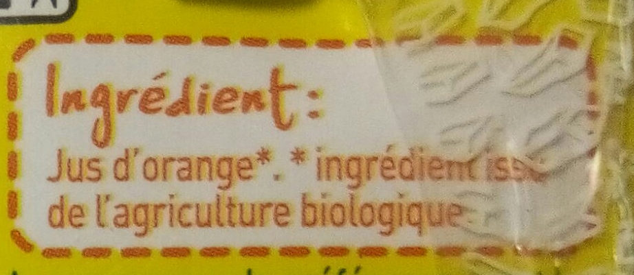 100% pur jus Orange - Ingredients - fr
