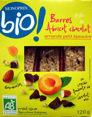 Barres Abricot Chocolat - Produit