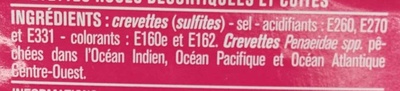 Petites crevettes roses - Ingredients - fr