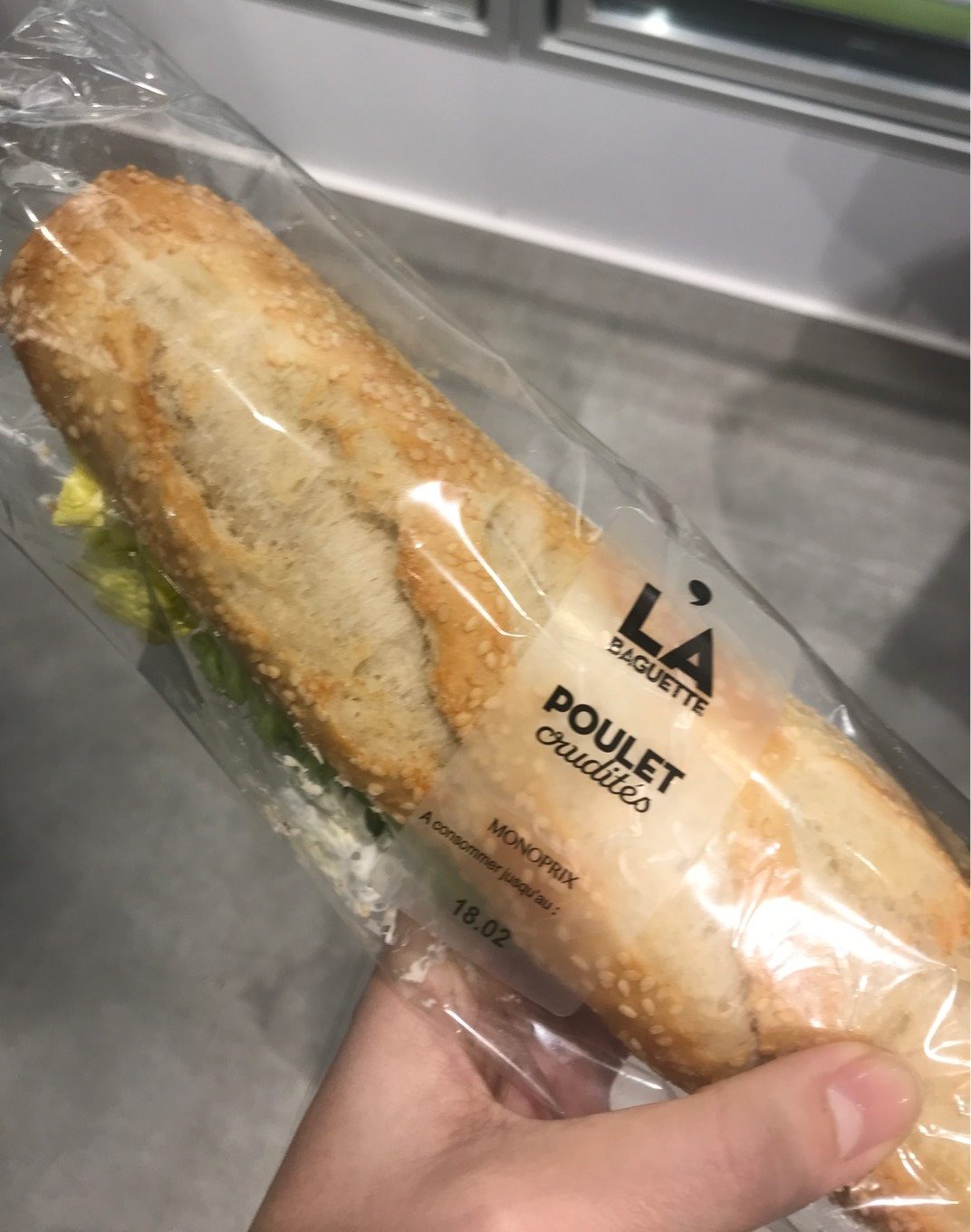 Sandwich Baguette Poulet Crudités - Product - fr