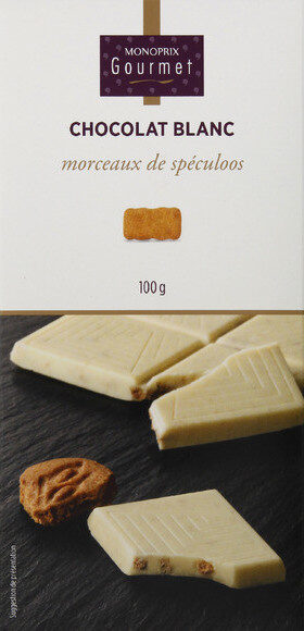 Chocolat blanc morceaux de speculoos - Produit
