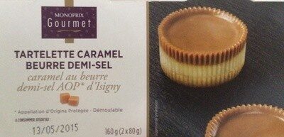 Tartelette Caramel Beurre Demi-Sel AOP d'Isigny - Producto - fr