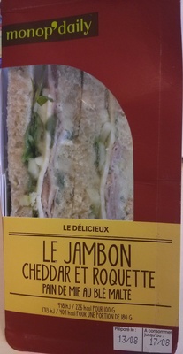 Jambon cheddar et roquette - Product - fr