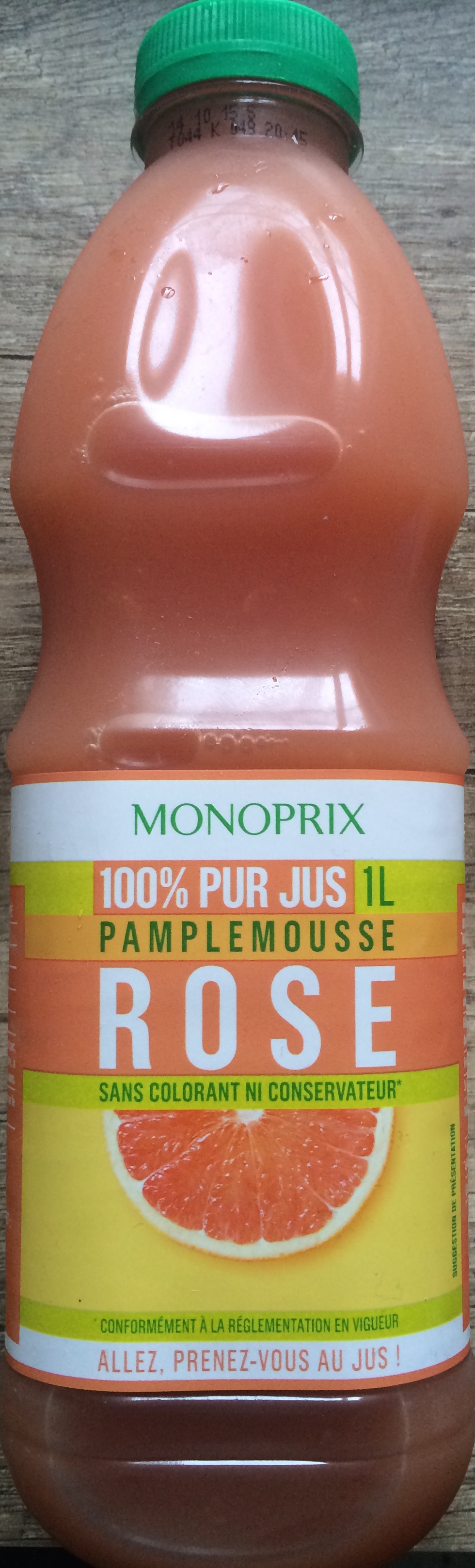 100 % Pur Jus Pamplemousse Rose - Product - fr