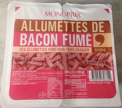 Allumettes de bacon fumé - Product - fr