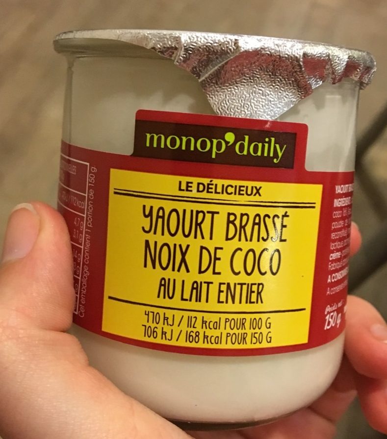 Yaourt Brassé Noix de Coco - Produit