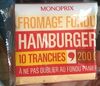 Fromage fondu hamburger - Product