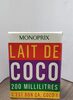 Lait de Coco - Product