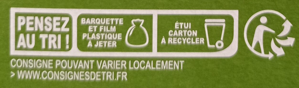 Mini panés de blé - Recycling instructions and/or packaging information - fr