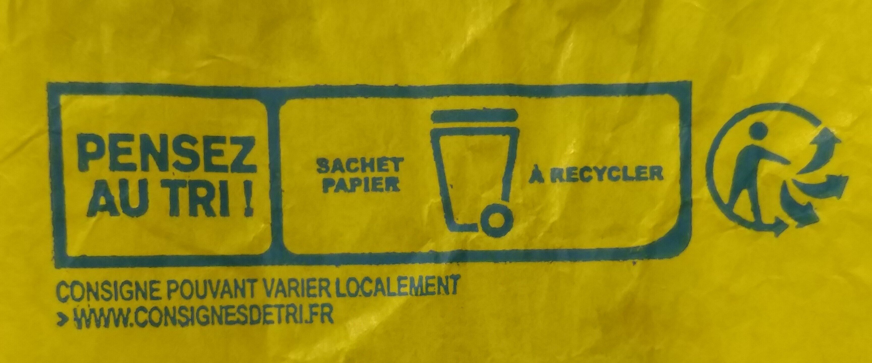 Baguette bio - Recycling instructions and/or packaging information - fr