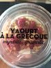 Yaourt a la grecque myrtille et granola - Product