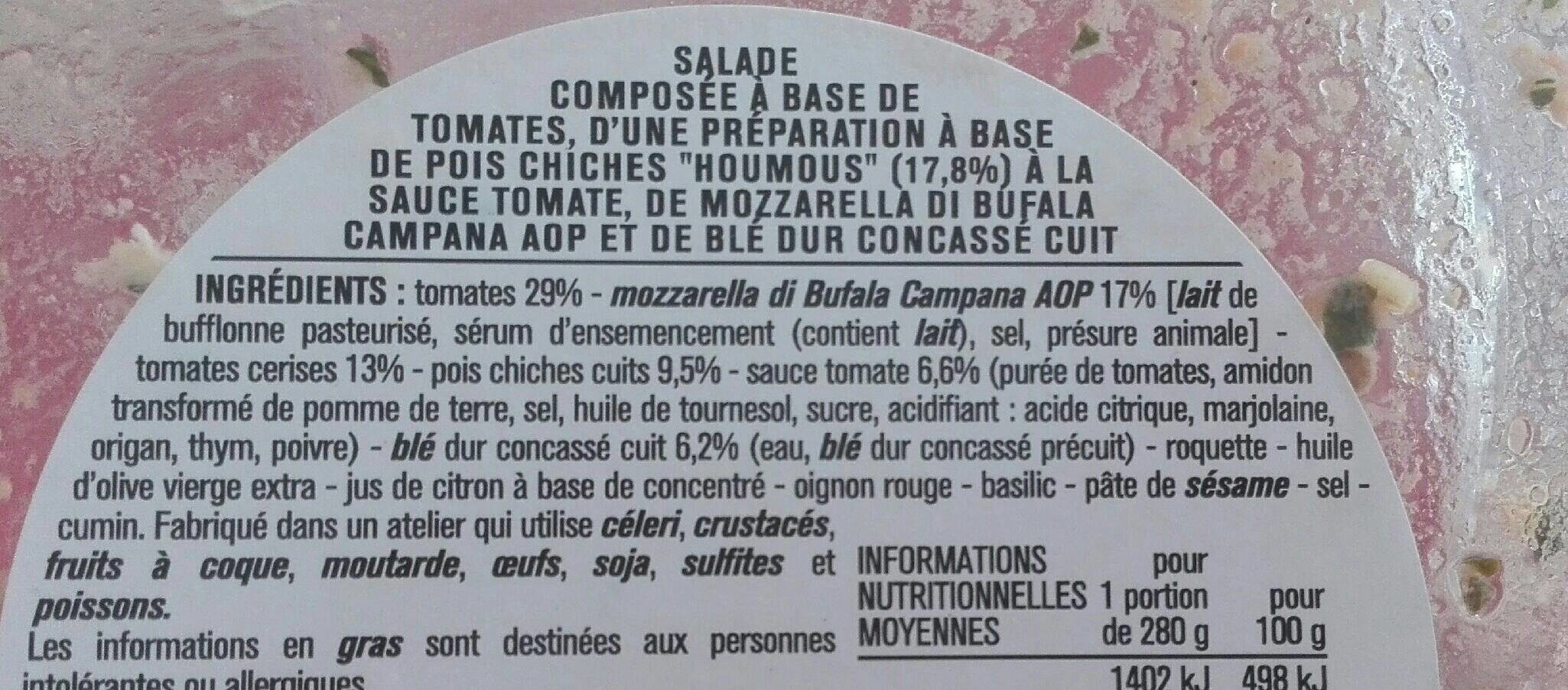 Salade trio de tomates - Ingredients - fr