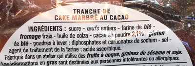 LE CAKE MARBRÉ - Ingredients - fr