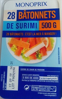 Bãtonnets de surimi - Producto - fr