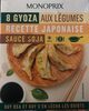 8 gyoza aux légumes recette japonaise - Product
