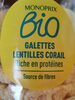 Galettes lentilles corail - Produkt