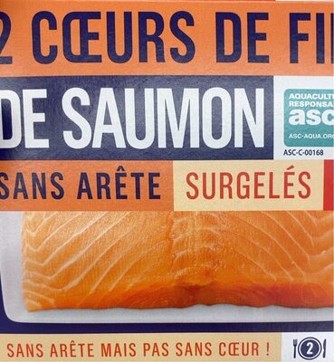 2 coeurs de filet de saumon - Product - fr