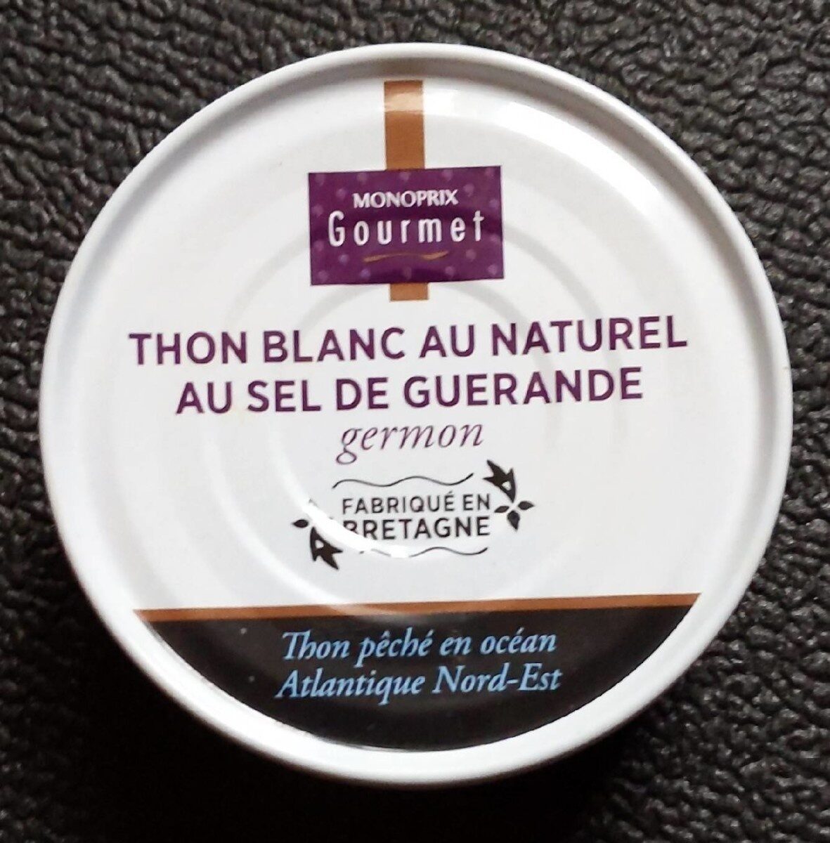 Thon blanc au naturel au sel de Guérande - Produit