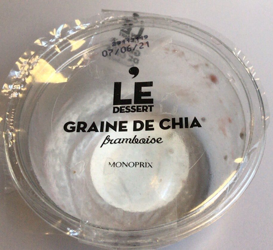 LE Dessert Graine de chia framboise - Product