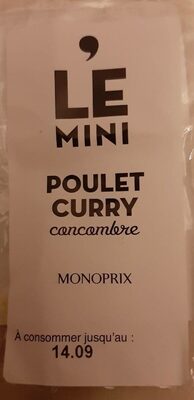 LE MINI Poulet Curry - Product - fr