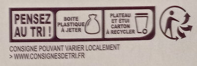 Buche glacée - Recycling instructions and/or packaging information - fr