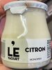Le yaourt citron - Product