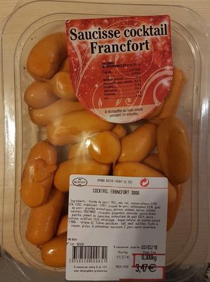 Saucisse Cocktail Francfort - Product - fr
