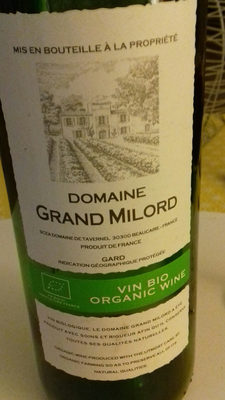 Domaine grand milord - Produit