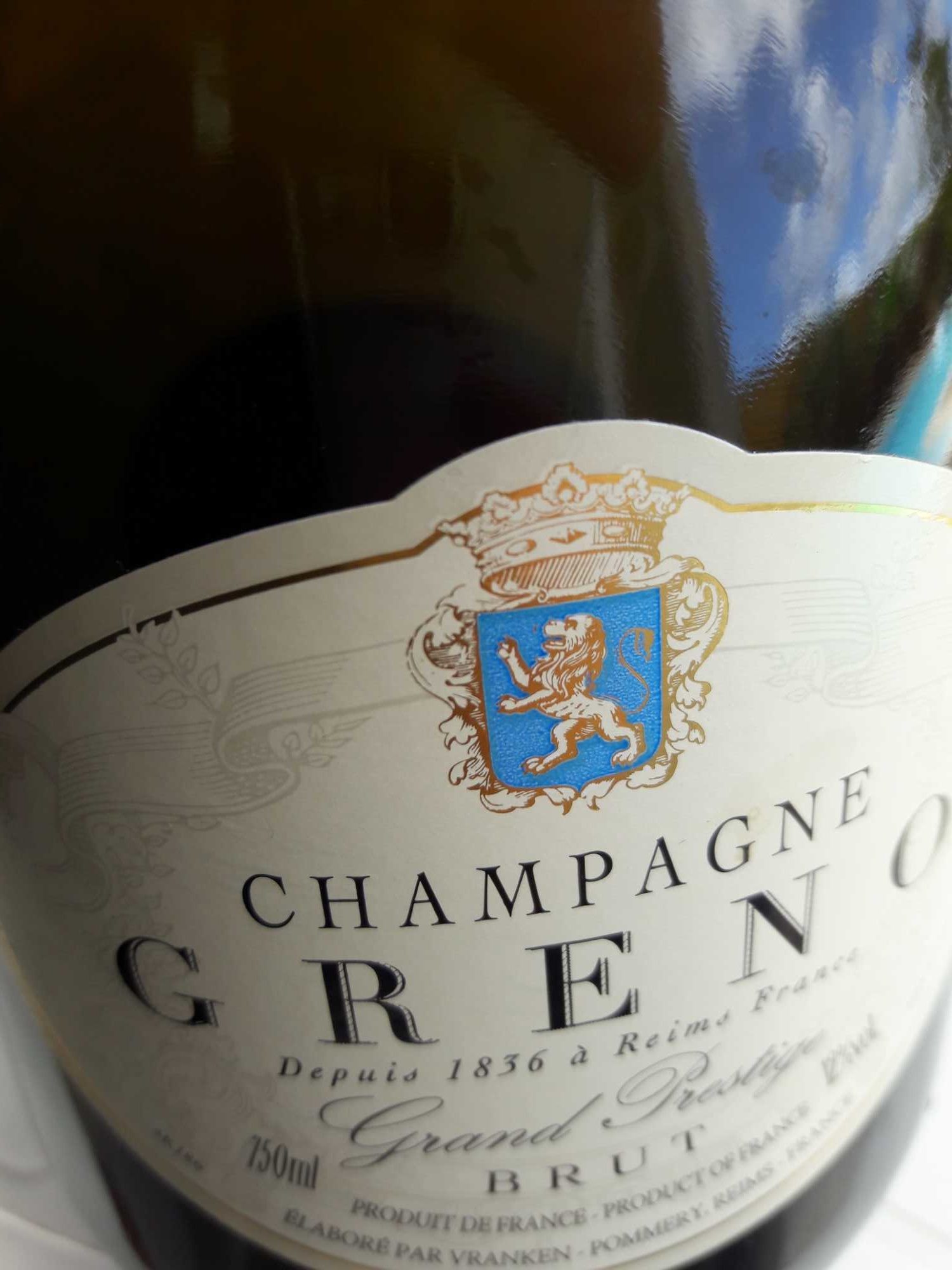 Greno Champagne AOC Greno 12,00% - Produit