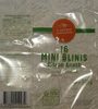 16 mini blinis citron aneth - Product