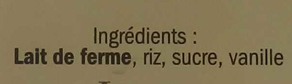 Teurgoule de Cambremer - Ingredients - fr