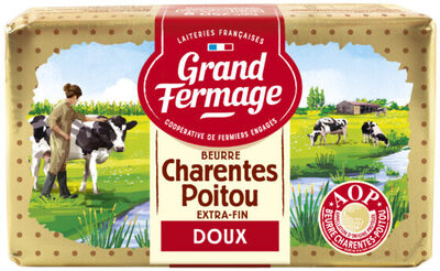 Beurre plaquette AOP doux - Product - fr