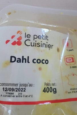Dahl coco - Produit