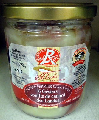 6 Gésiers confits de canard des Landes - Produkt - fr