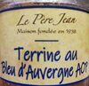 Terrine au bleu d'Auvergne AOP - Product