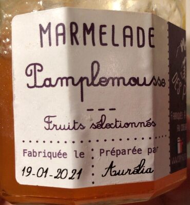 Marmelade pamplemousse - Product - fr