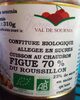 Confiture biologique allegee en sucre figue 70 % du roussillon - Produit