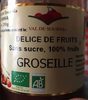 Delice de fruits Groseille - Product