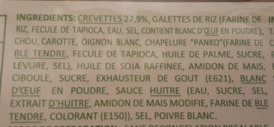 Mini Nem Crevette - Ingredients - fr
