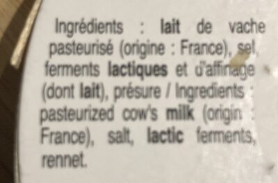 Fromage Petit Grignoteur - Ingrédients