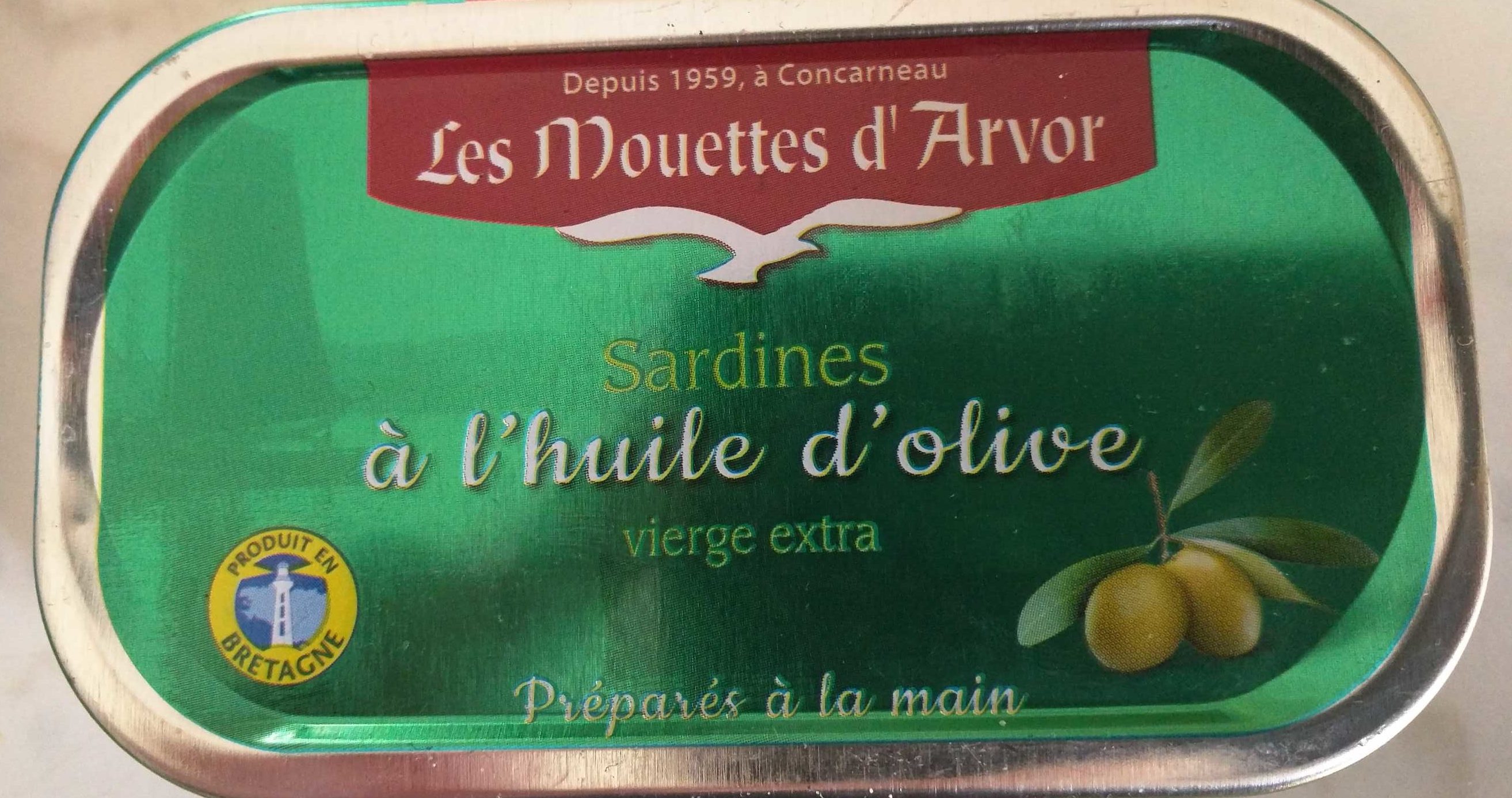 Sardines à l'Huile d'Olive - Product - fr